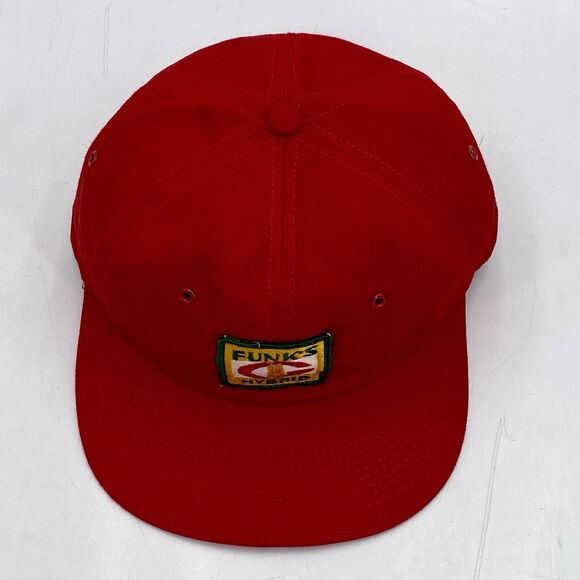 Vintage K-Brand Funk's G Hybrid Snapback Trucker Hat Red Size S-M USA  (H23) - Picture 5 of 15